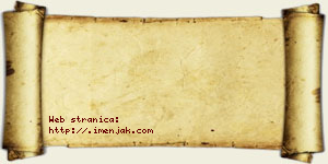 Anđela Jakupi vizit kartica